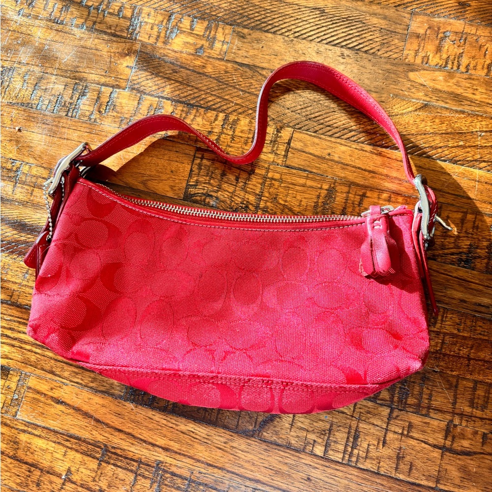 Vintage Red Coach Purse